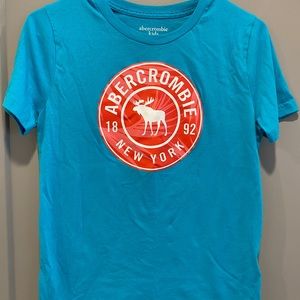 Abercrombie boys tee shirt blue